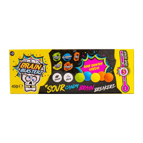Brain Blasterz Candy Brain Breakerz – Caramelle dure dal cuore asprissimo