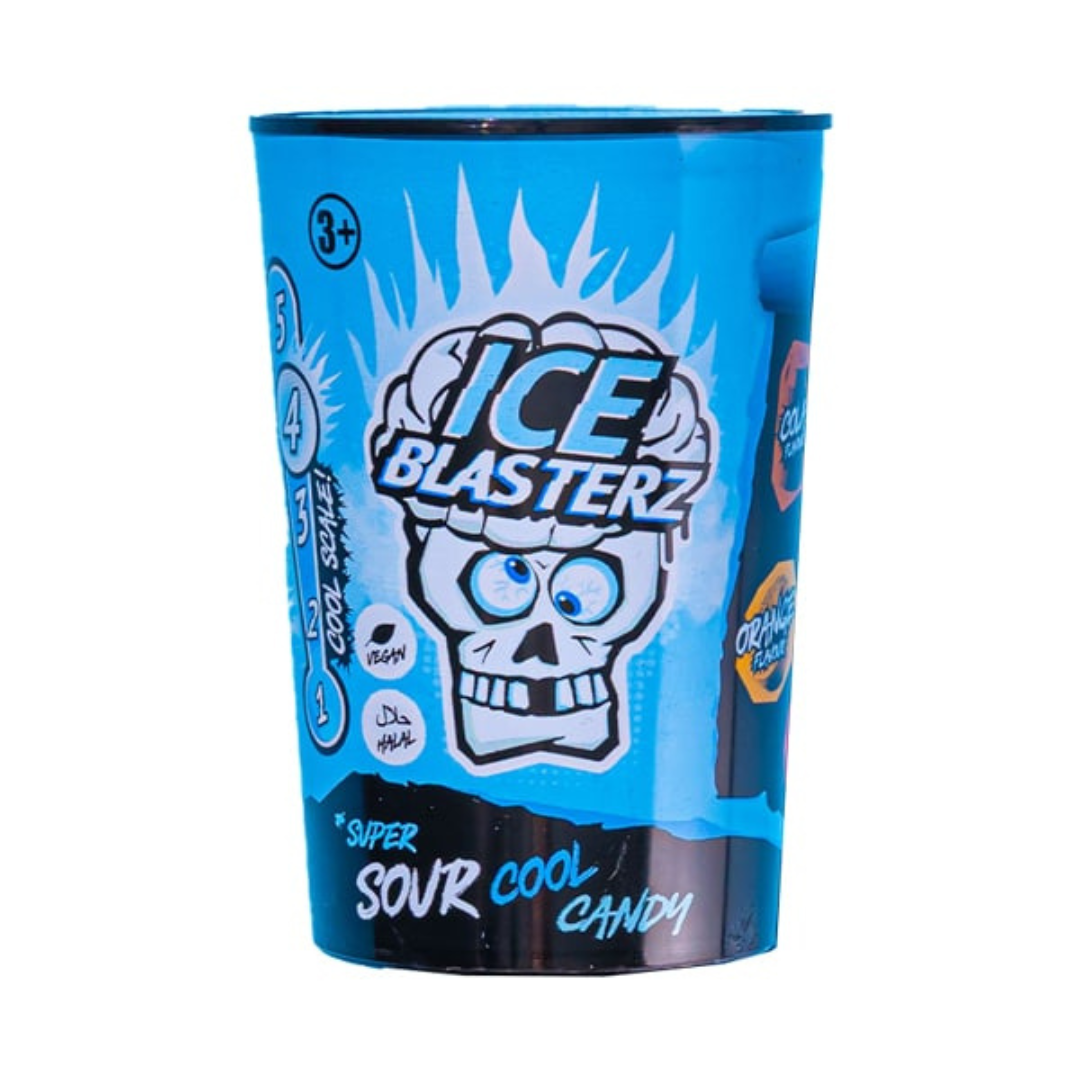 Brain Blasterz Ice Sour Candy Container – Caramelle Aspre effetto Ghiaccio (48 g)