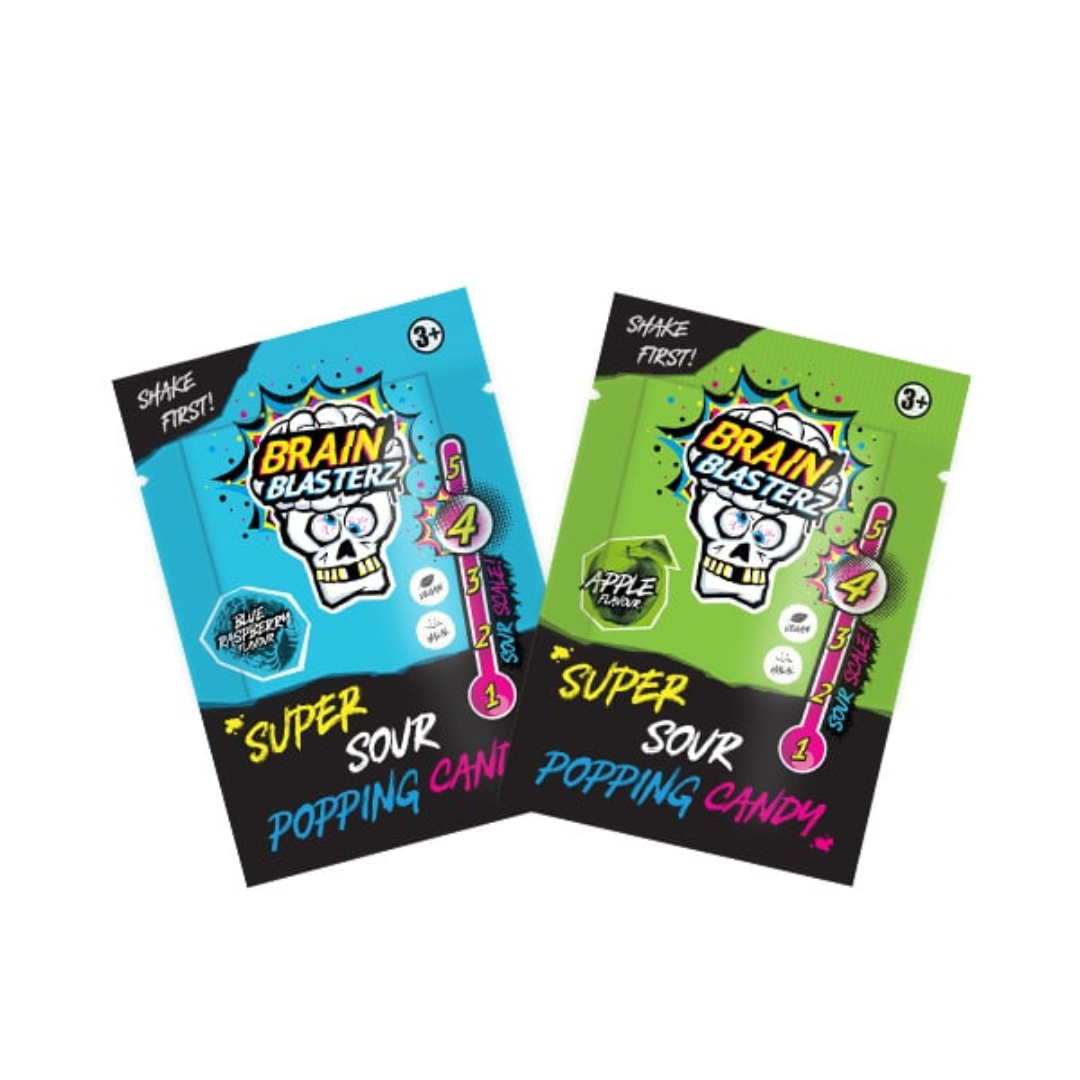 Brain Blasterz Super Sour Popping Candy – Caramelle aspre scoppiettanti