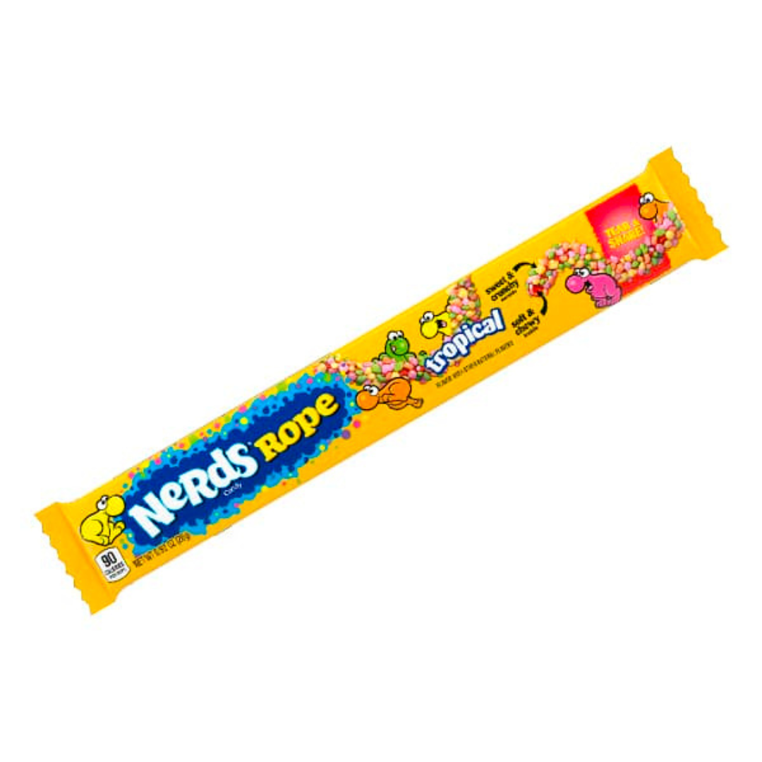 Nerds Rope Tropical – Caramelle croccanti e gommose ai frutti tropicali