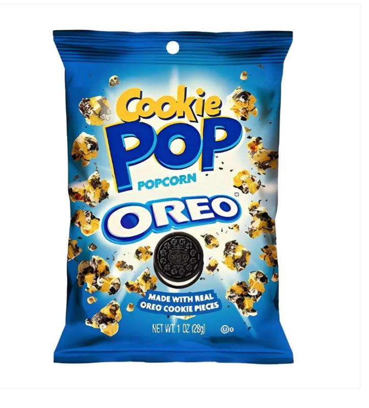 Candy Pop Popcorn Oreo Mini, popcorn al gusto di Oreo