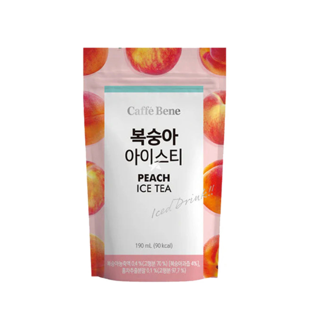 CAFFE BENE Peach flavor Iced Tea 190ml