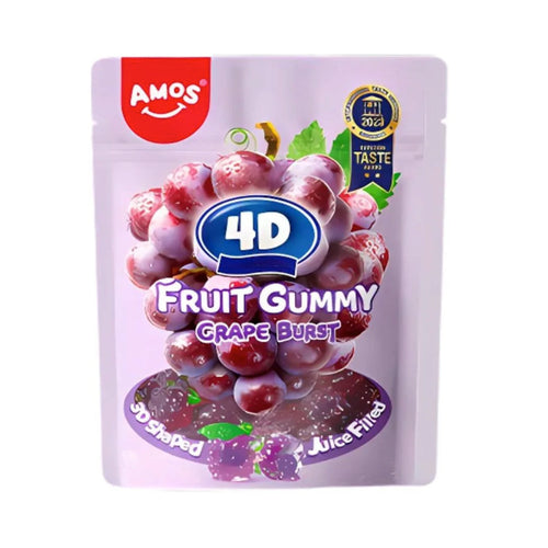 Amos 4D Fruit Gummy Grape Burst
